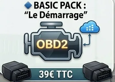 [Scanner diagnostic OBD2 🎁OFFERT] Formation: PACK BASIC OBD2